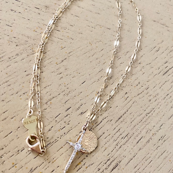 bracha Jewelry - Bracha Hopeful Cross Necklace